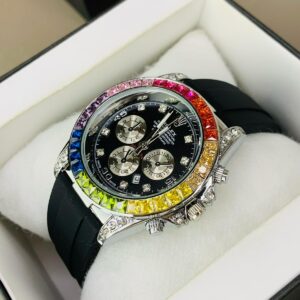 rlx daytona multi diamond rainbow bezel