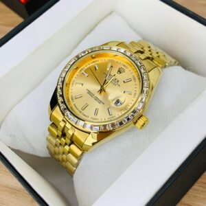 Home two tone rlx limited watch – silver dial with silver & gold chain (copy)