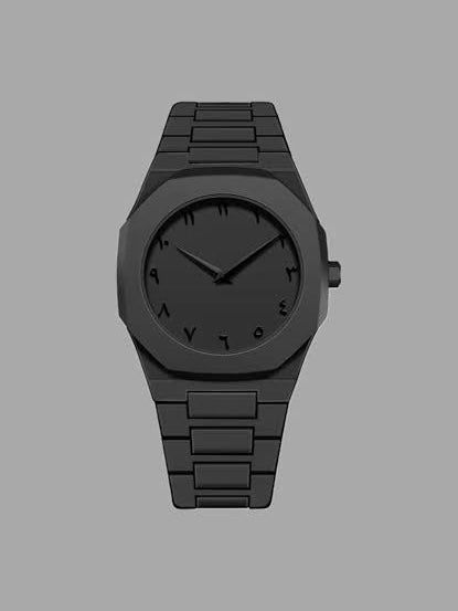 minimalist matte black watch – arabic numerals edition minimalist matte black watch – arabic numerals edition