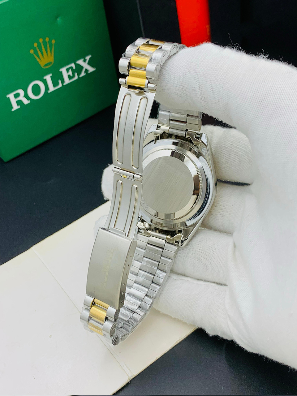 rlx luxury two tone timepiece – black dial edition rlx luxury two tone timepiece – black dial edition