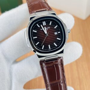 ptk elegant black dial leather strap timepiece (copy)