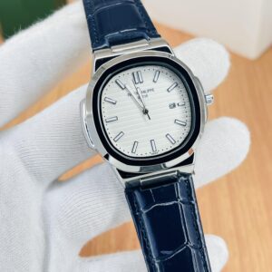 ptk refined white dial leather strap watch (copy)