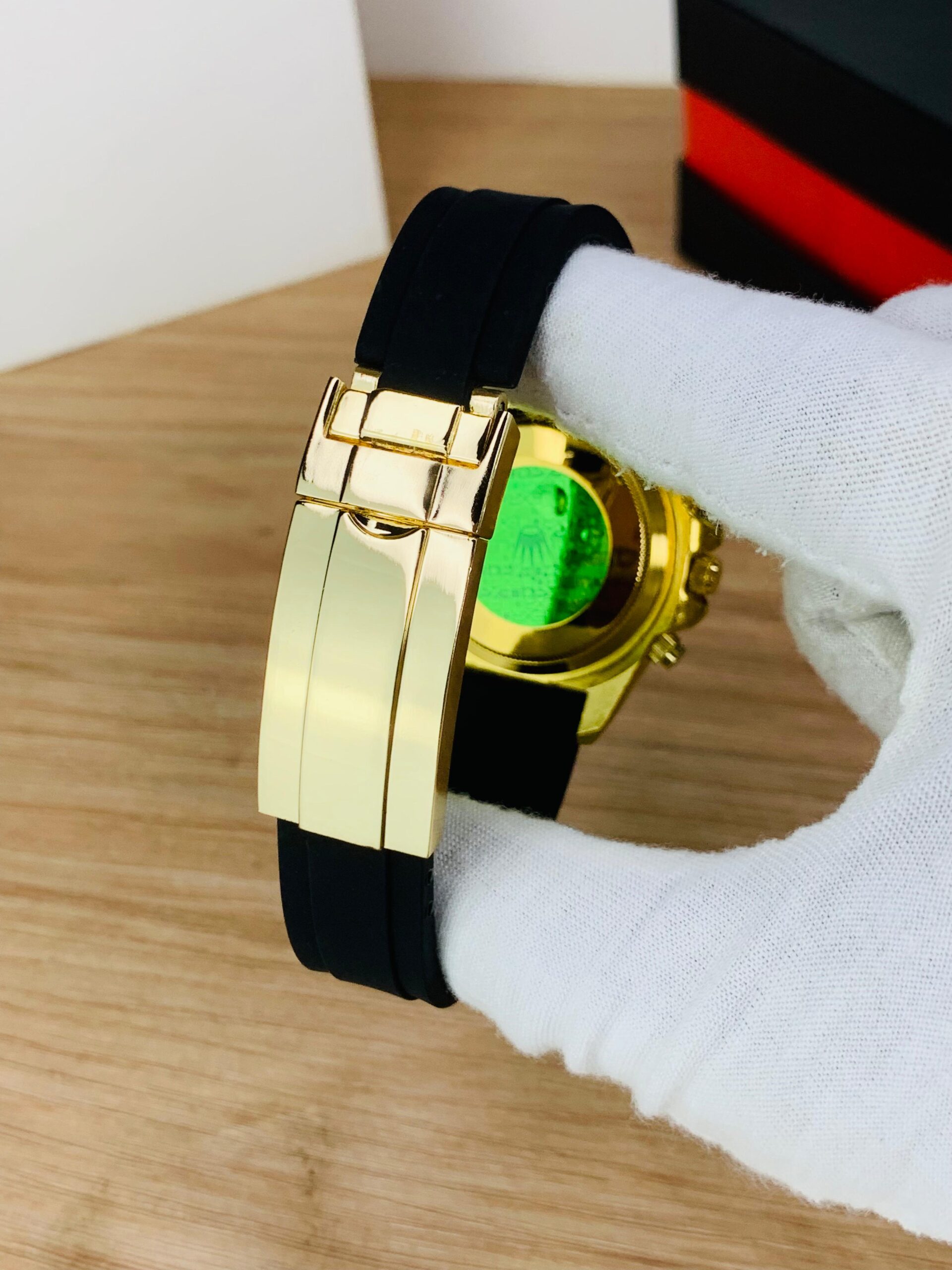 daytona stone rubber watch gold black f1 daytona stone rubber watch gold black f1